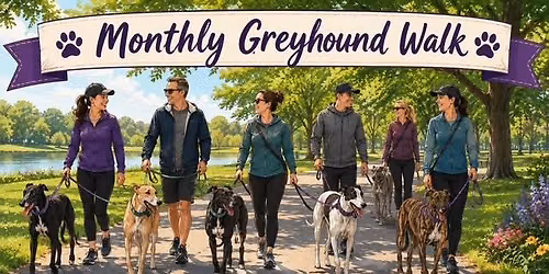 Group Greyhound Walk in Denver!
