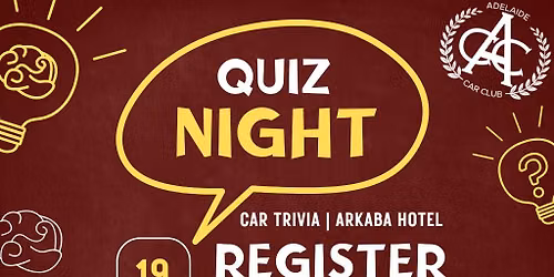 Car Club Quiz Night