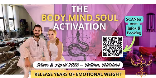 Body Mind Soul Activation TALLINN \u00b7 Transformational Breathwork, De-Armoring & Energy Healing (3h)