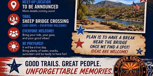 Sheep\u2019s bridge crossing 5th of July ride 