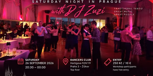 MILONGA12 Saturday Night with DJ Zuzi
