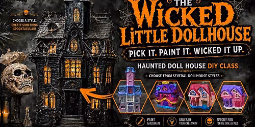 The Wicked Little Dollhouse  Haunted House DIY