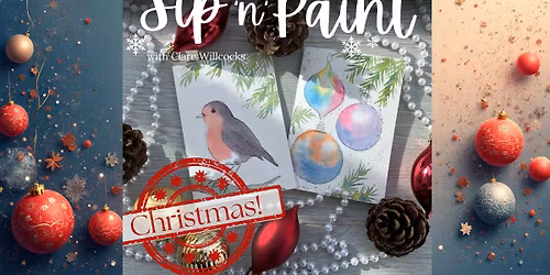 Christmas Sip \u2018n\u2019 Paint Evening!