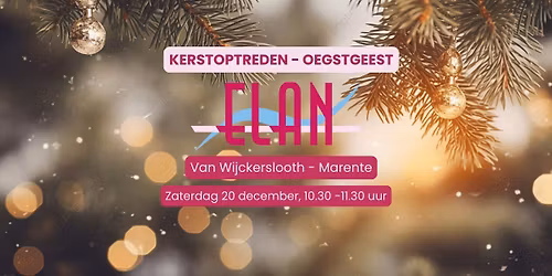 Kerstoptreden Oegstgeest