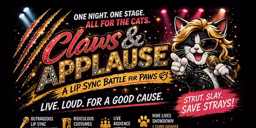 Claws & Applause - A Lip Sync Battle for Paws Cat Shelter