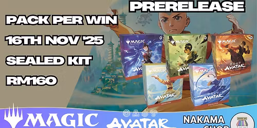 MTG : Avatar The Last Airbender Prerelease