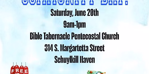 3rd Annual Community Day!