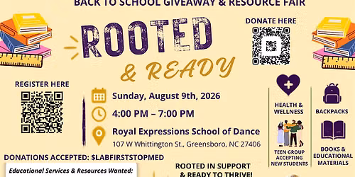 BACK TO SCHOOL GIVEAWAY & FAMILY FUN DAY