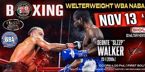 Professional Boxing \/ Friday the 13th Night of Horror