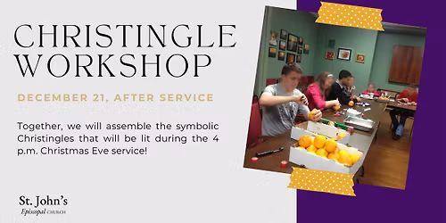 Christingle Workshop