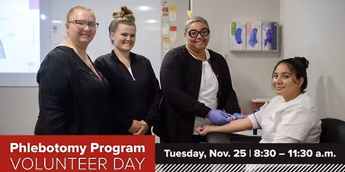 Phlebotomy Program Volunteer Day