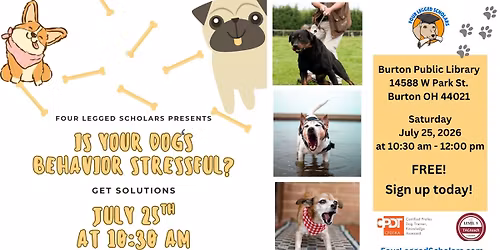 Is Your Dog\u2019s Behavior Stressful? Get Solutions