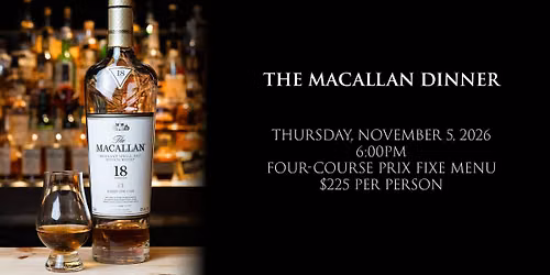 The Macallan Dinner
