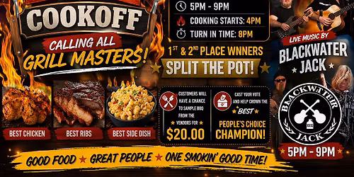 Calling all Grill Masters! Community BBQ Cookoff here at Peggy's Corral!