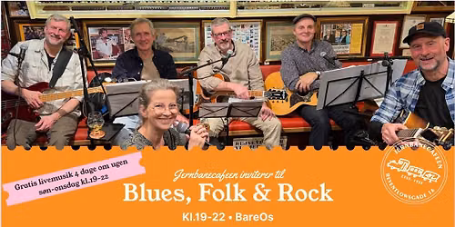 Live Music - Blues, rock, folk & viser