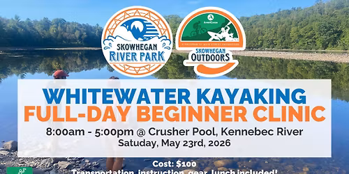 Full Day Whitewater Kayaking Beginner Clinic 