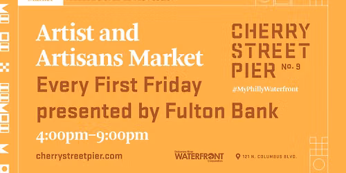 Artist and Artisans Market at Cherry Street Pier