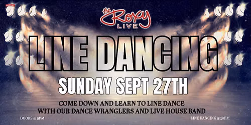 LINE DANCING SUN SEPT 27TH