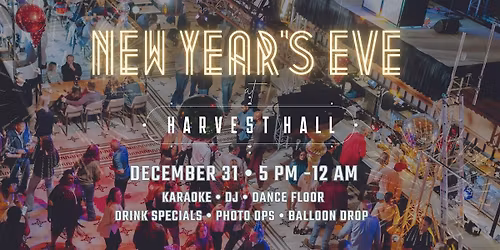 New Year's Eve at Harvest Hall