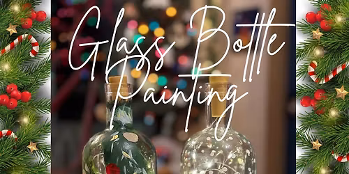 Twinkling Glass Bottle Painting