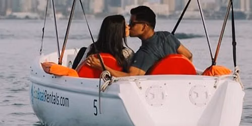 Pedal Boat rental in hidden part of San Diego Bay!