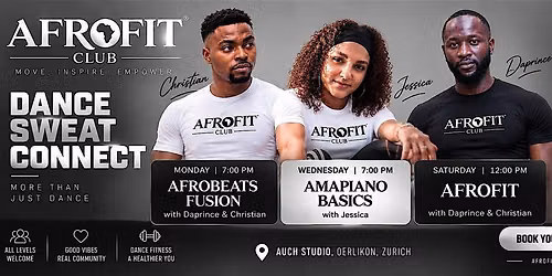 Afrofit Club Zurich | Afrobeats, Amapiano & Afro-Fit Classes