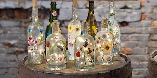 Floral Bottle Lantern Workshop