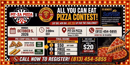 All You Can Eat Pizza Contest In Tampa Fl