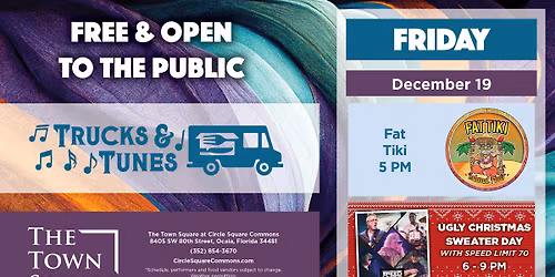 \ud83c\udf84\ud83c\udfb6\ud83d\ude9a Ugly Christmas Sweater Trucks & Tunes with Fat Tiki & Speed Limit 70 \ud83c\udfb6\ud83d\ude9a \ud83c\udf85