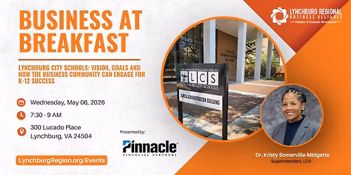 Business at Breakfast presented by Pinnacle Financial Partners