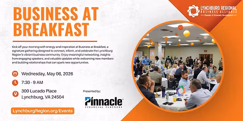 Business at Breakfast presented by Pinnacle Financial Partners
