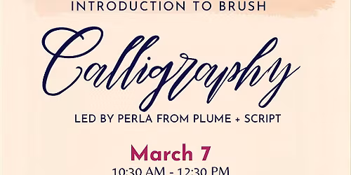 Brush Calligraphy for Beginners: International Women\u2019s Month Special