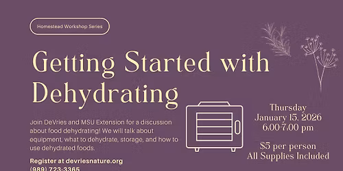 Getting Started with Dehydrating