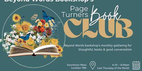 April Page Turners Book Club