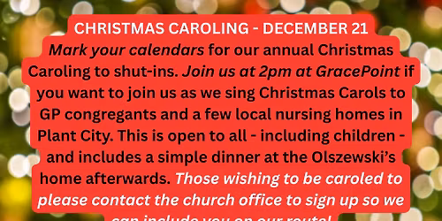 Christmas Caroling