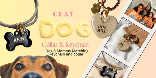Matching Clay Pet Tag Workshop | DIY Dog & Owner Keychain Class Arlington