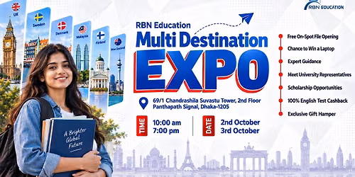 RBN Education Multi-Destination Study Abroad Expo 2026