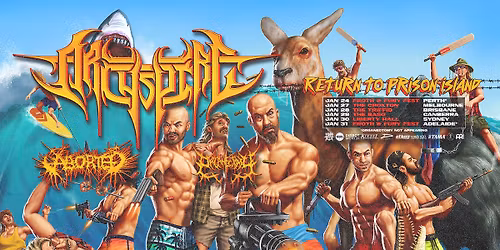 Archspire + Aborted + Organectomy - Sydney - Liberty Hall