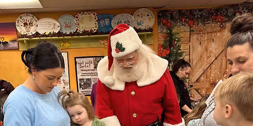 Painting with Santa