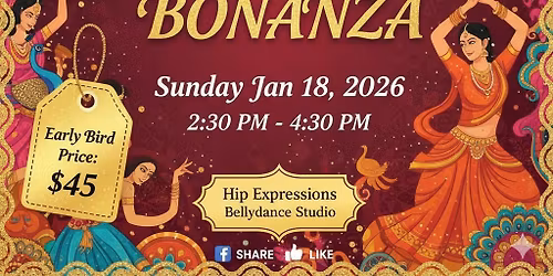 Bollywood Dance Experience: Dola Re Dola Choreography | Jan 18 | 2:30-4:30pm | Hip Expressions