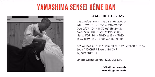 Stage d'a\u00efkido avec Takeshi Yamashima
