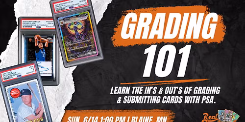 Grading 101 Workshop at Real Sportscards Blaine