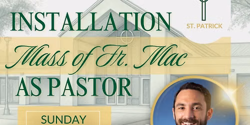 Installation Mass of Fr. Mac as Pastor