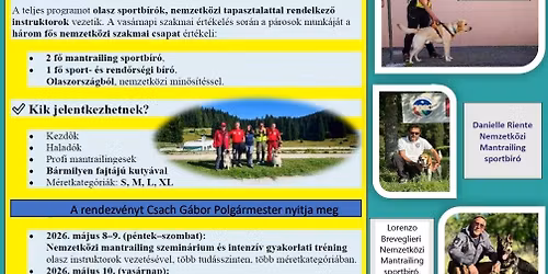2026- Mantrailing Szemin\u00e1rium - \u00dajra megnyitva