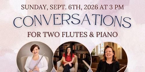 Conversations for Two Flutes and Piano