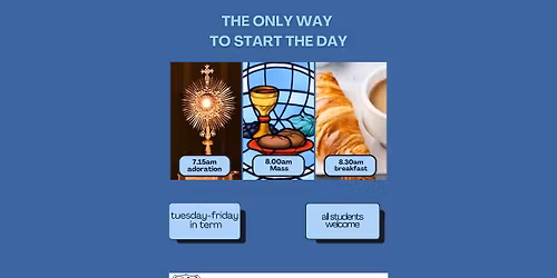 Student Mass and breakfast