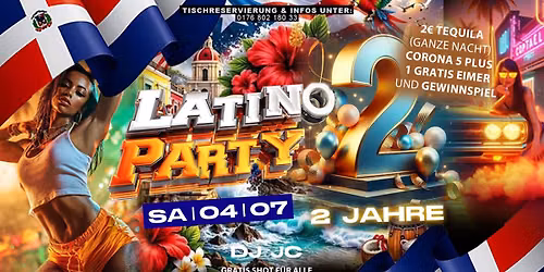 2 Jahre Latino Party