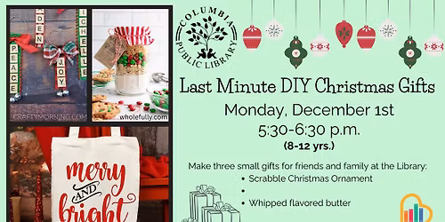 Last Minute DIY Christmas Gifts (8-12 yrs.)