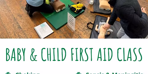 Caverswall Baby & Child First Aid for parents and carers
