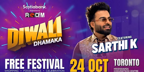 RED FM Diwali Dhamaka (MISSISSAUGA) (FREE EVENT)